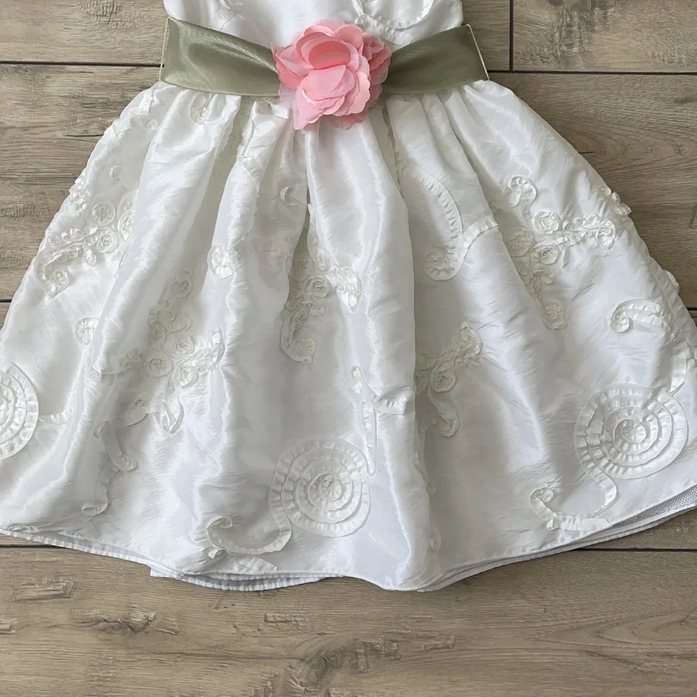 Jenny & Me Toddler Girl Wedding Flower Girl Dress Size 5